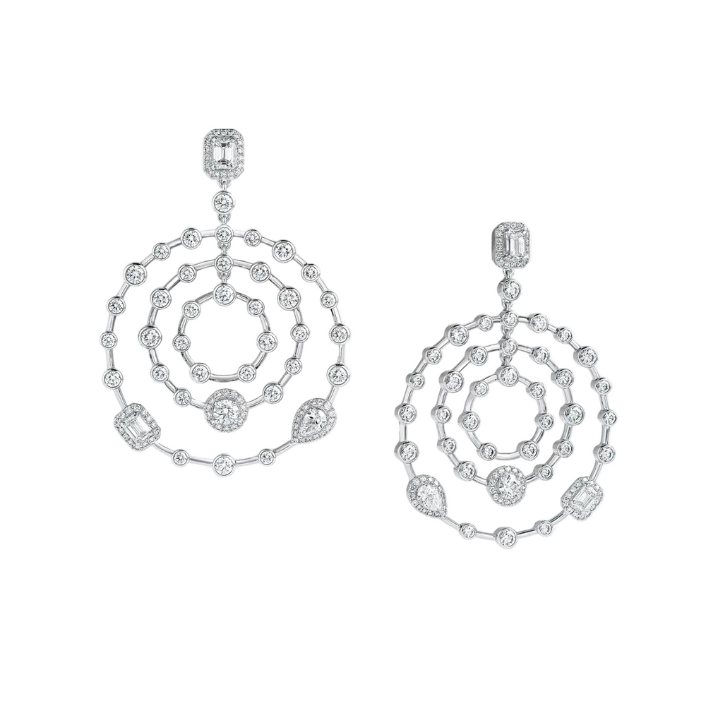 Boucles d'oreilles Sartoro Trilogie Radiance Signature S TRIL-E3WG