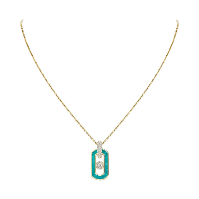 Collier Messika So Move Amazonite 14708-YG