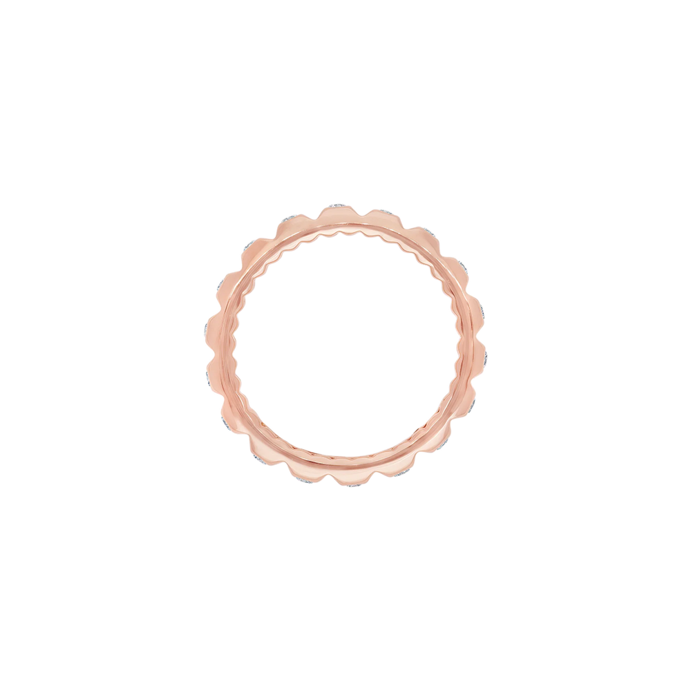 Bague Korloff Korlove or rose et diamants - JKVR03WG