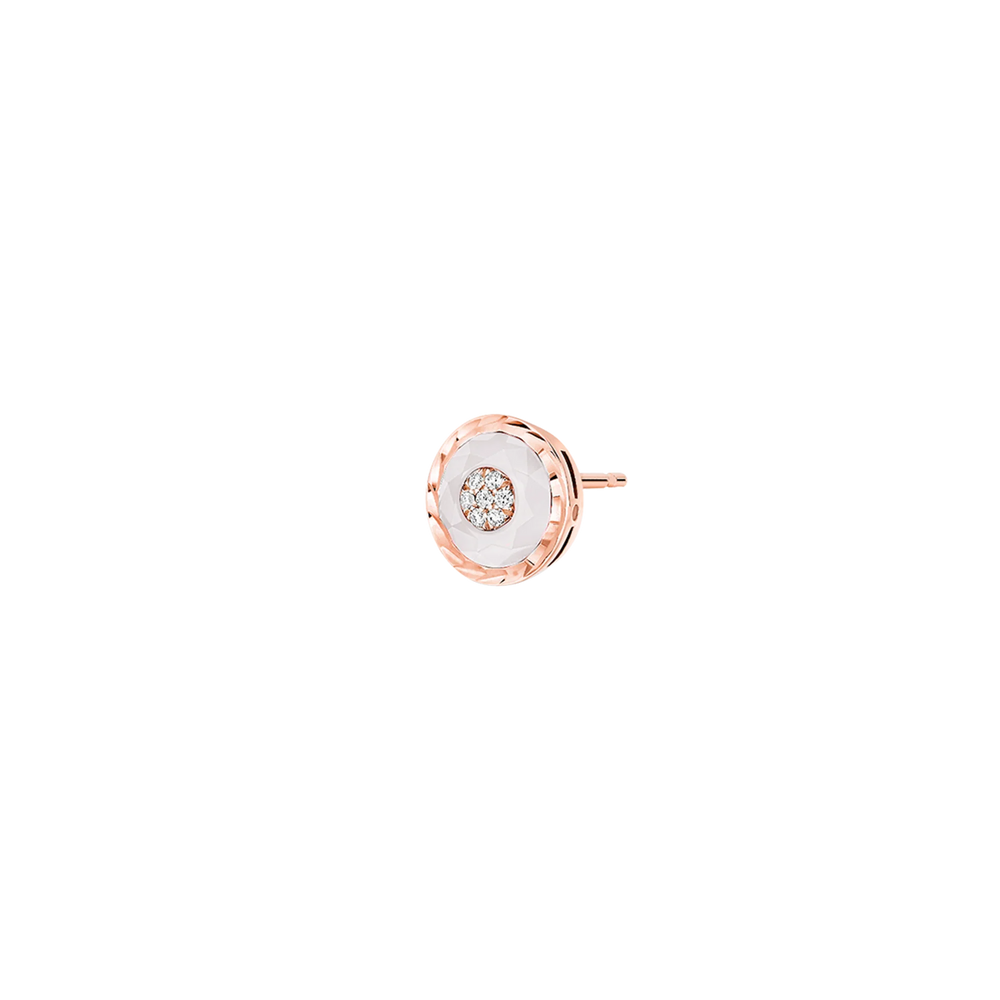 Boucles d’oreilles Korloff Je Play rond - JJPE05PG/MOP