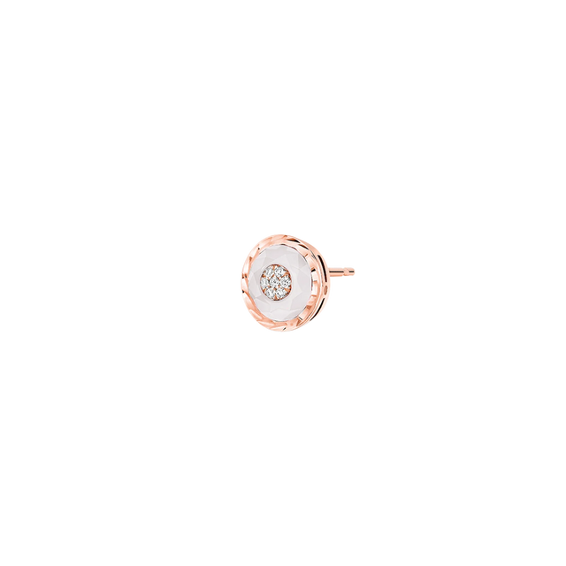 Boucles d’oreilles Korloff Je Play rond - JJPE05PG/MOP