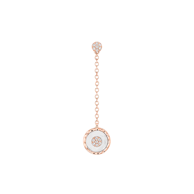 Boucles d’oreilles Korloff Je Play nacre  rond - JJPE06PG/MOP