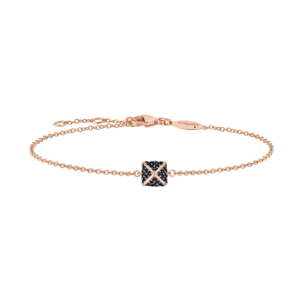 Bracelet Korloff Korlove Or rose petit modèle 1 cœur - JKVB01PG/BD