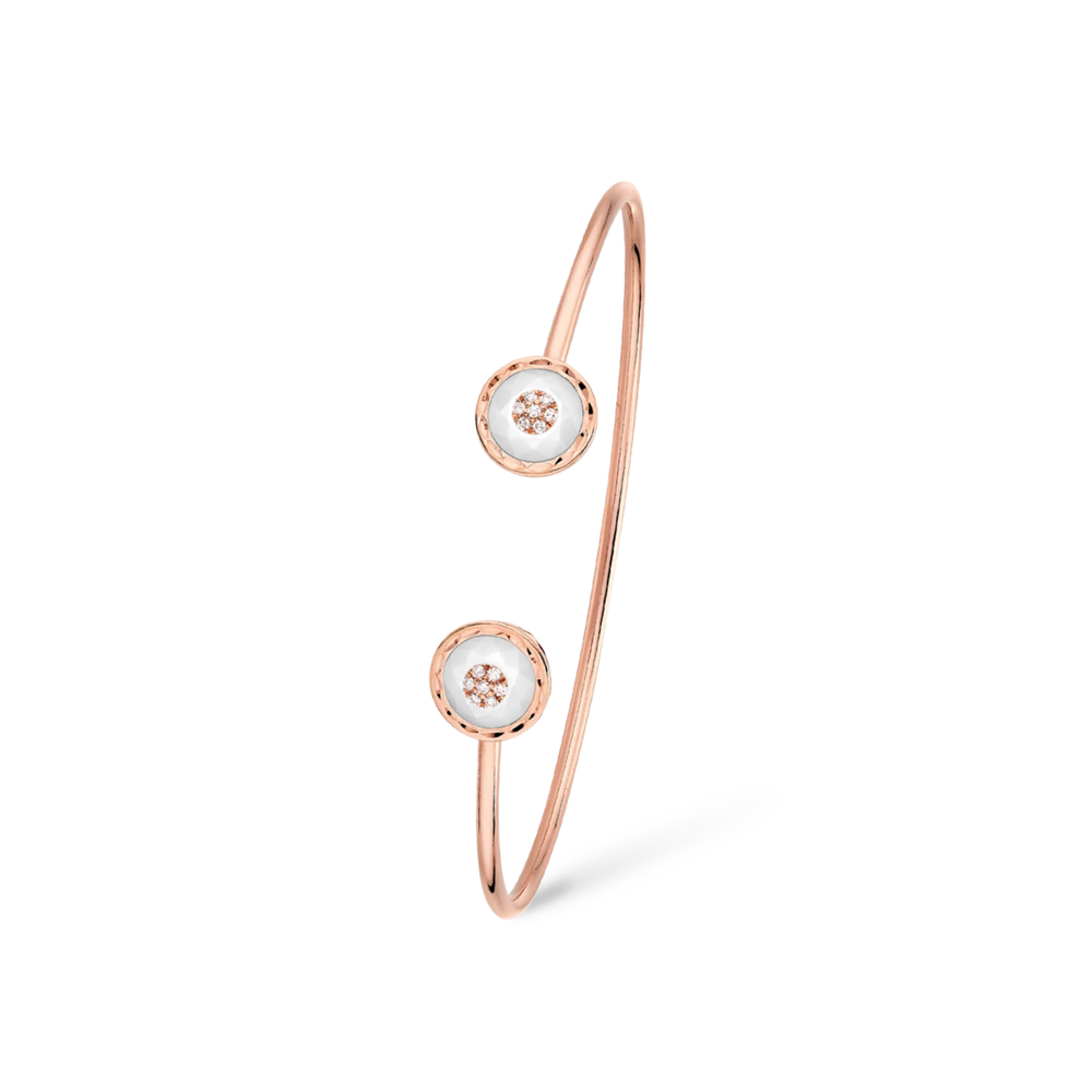 Bracelet Korloff Je Play Rond Nacre Toi & Moi - JJPB03PG/MOP