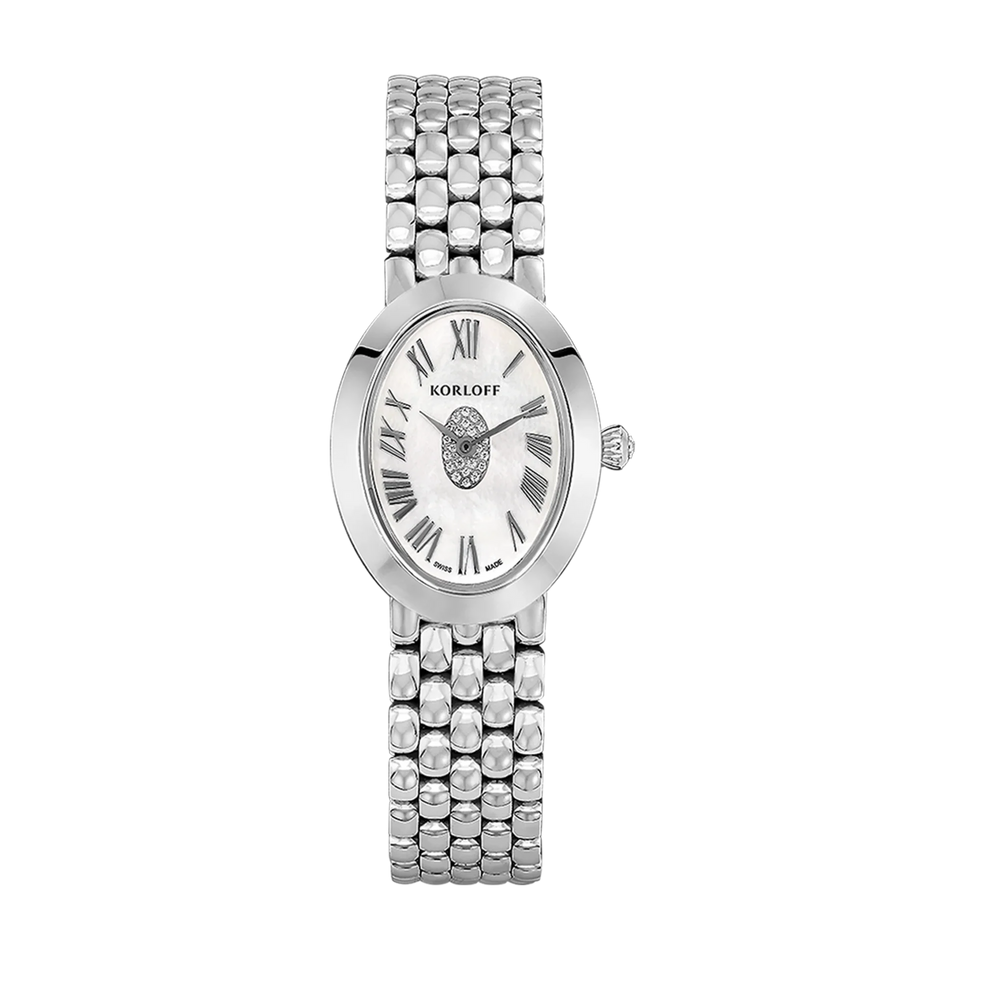 Montre Korloff JDT Nacre blanche - 04WA830101