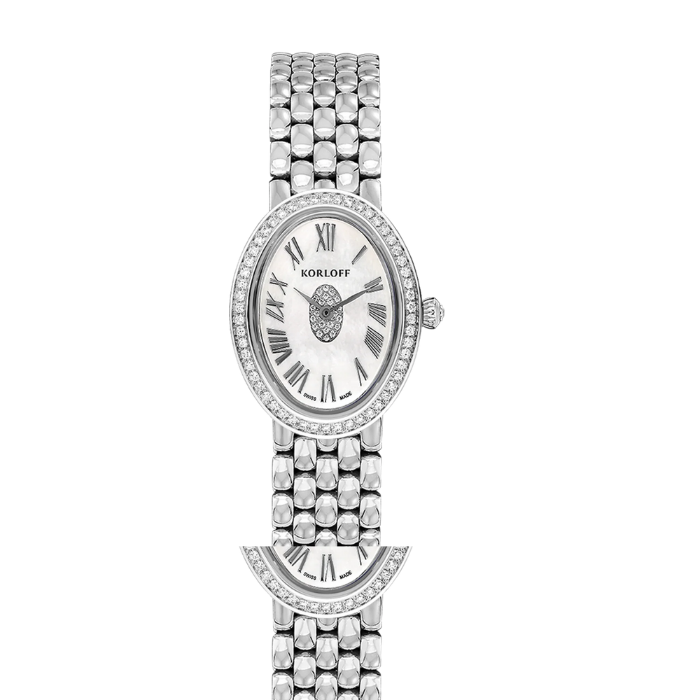 Montre Korloff JDT Nacre blanche - 04WA830102