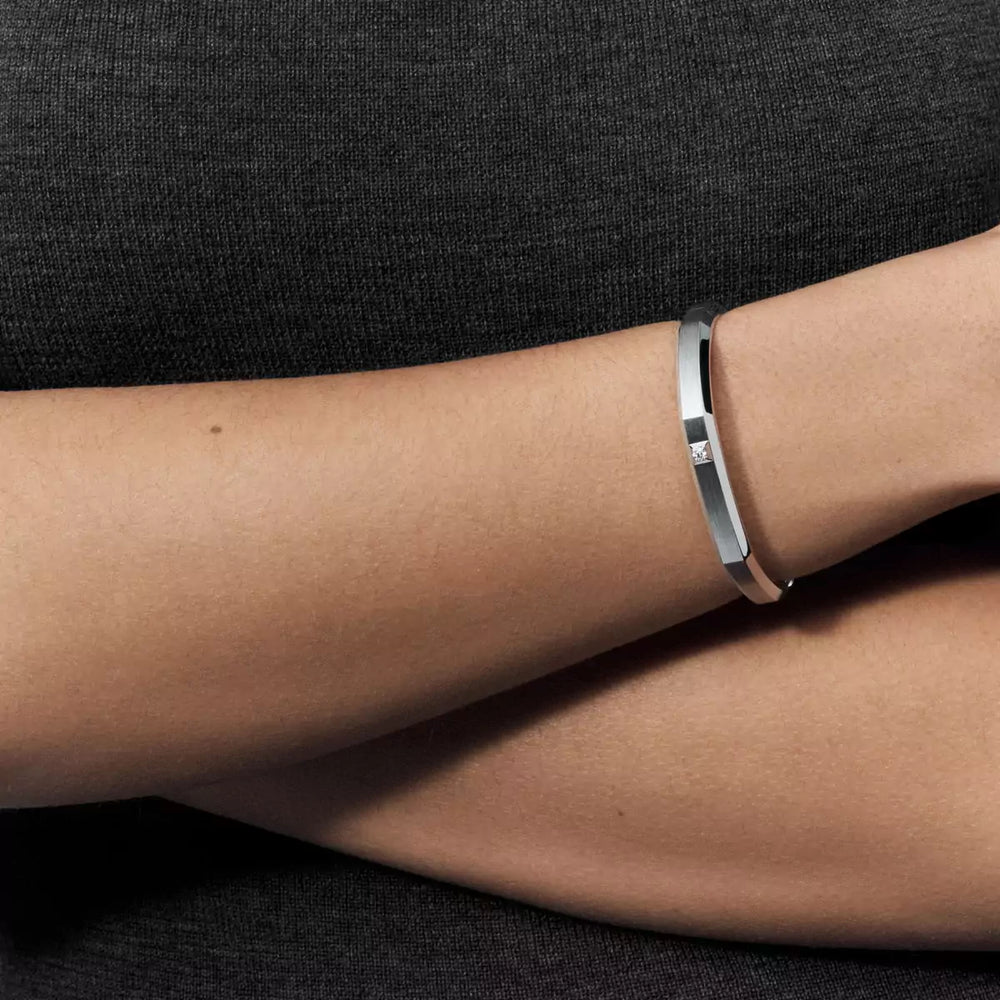 Bracelet Messika Moderniste Brossé MM 14628-WG