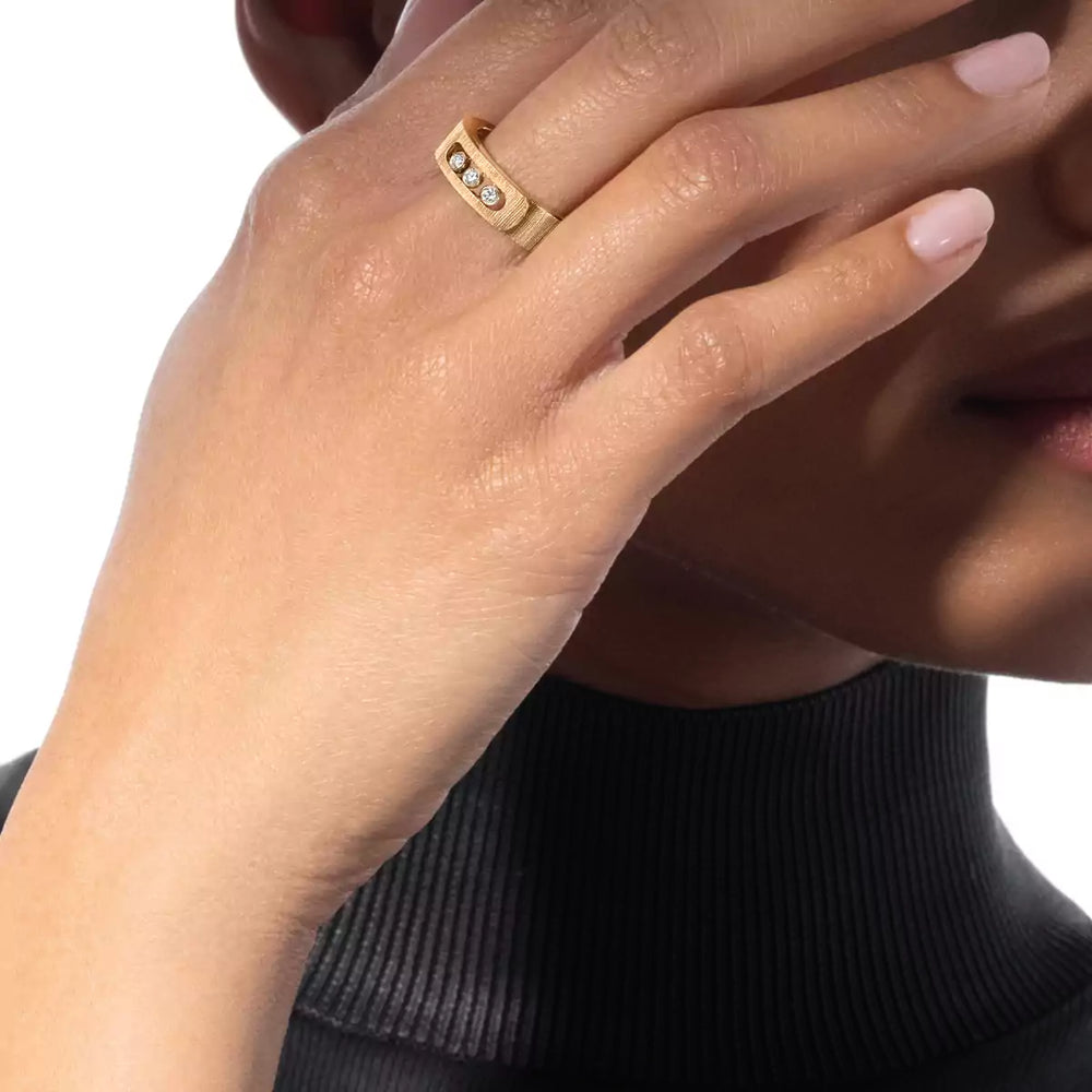 Bague Messika Move Noa Ciselé 14482-YG