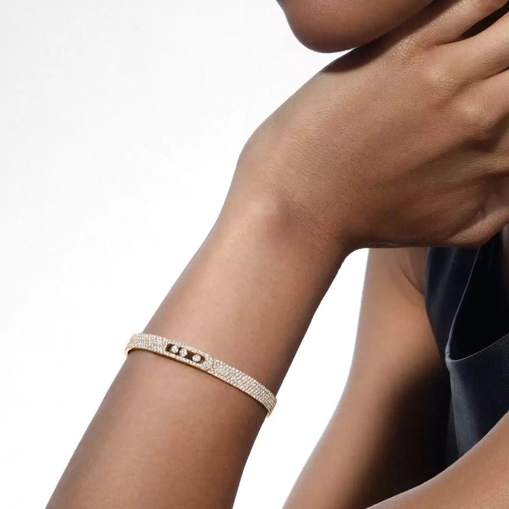Bracelet Pavé Messika Move Noa 12722-YG