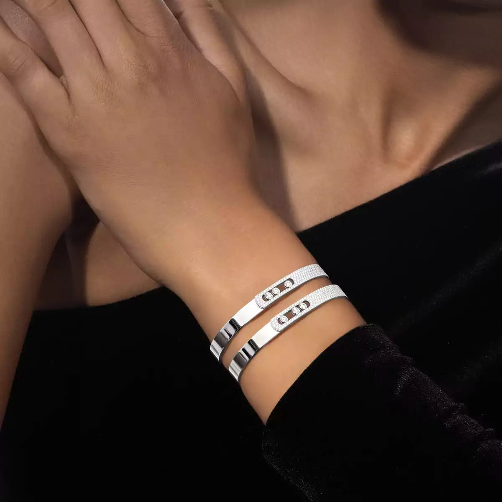 Bracelet Messika Move Noa semi-pavé 06371-WG