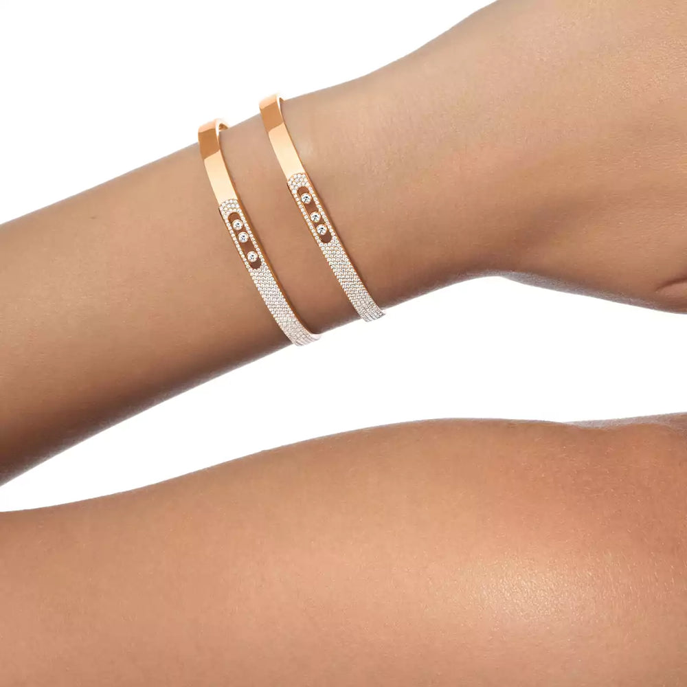 Bracelet Messika Move Noa PM semi-pavé 10093-YG