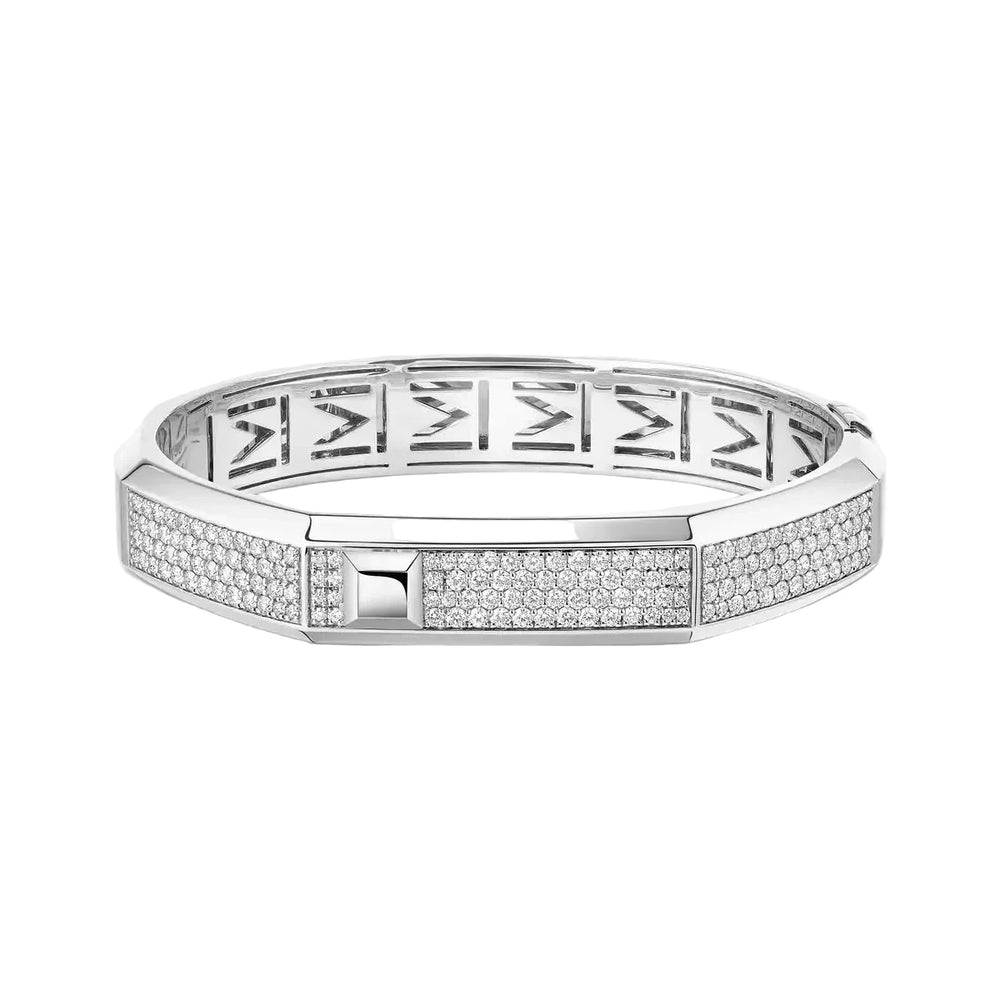 Bracelet Messika Moderniste Pavé GM 13829-WG