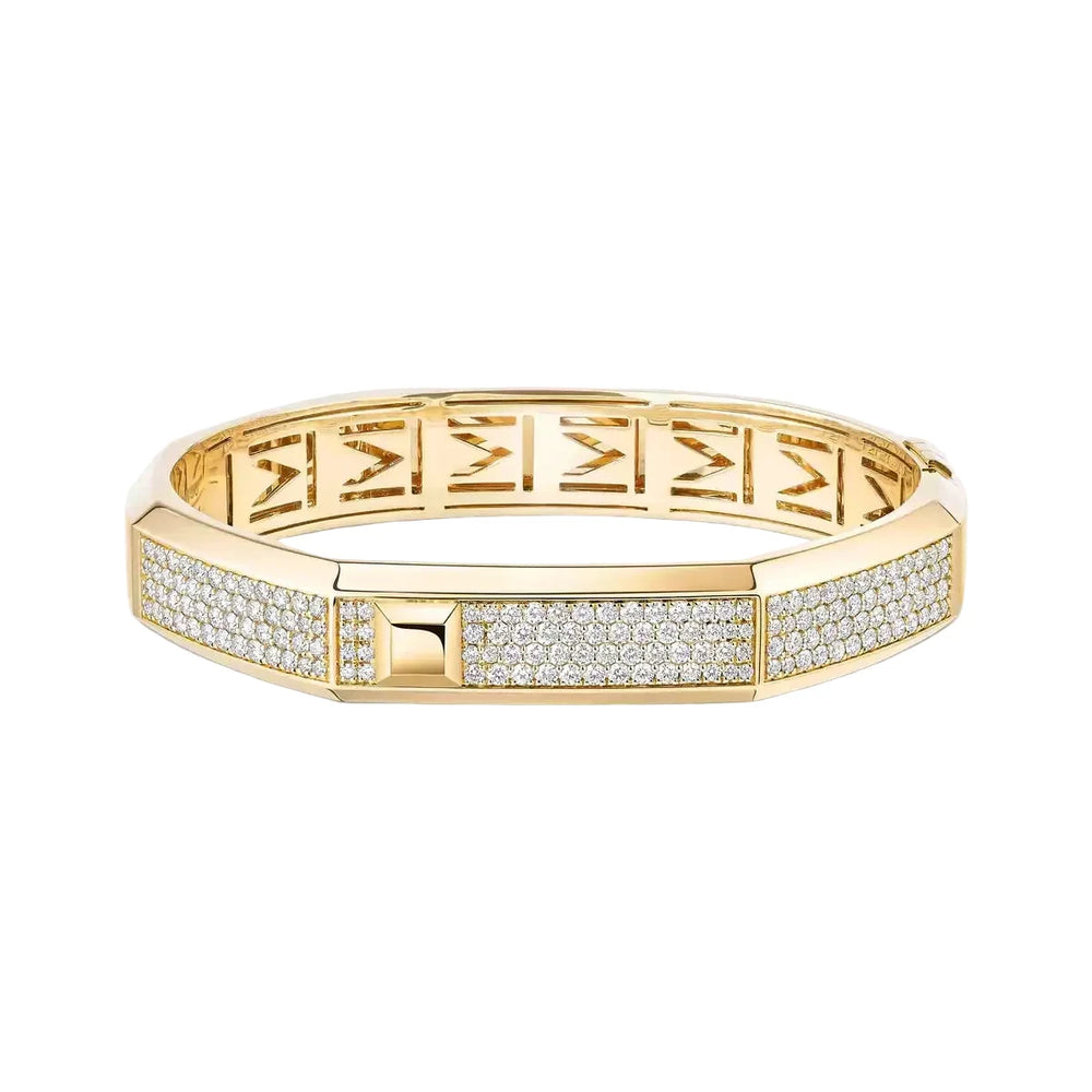 Bracelet Messika Moderniste Pavé GM 13829-YG