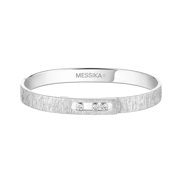 Bracelet Messika Move Noa ciselé 14481-WG