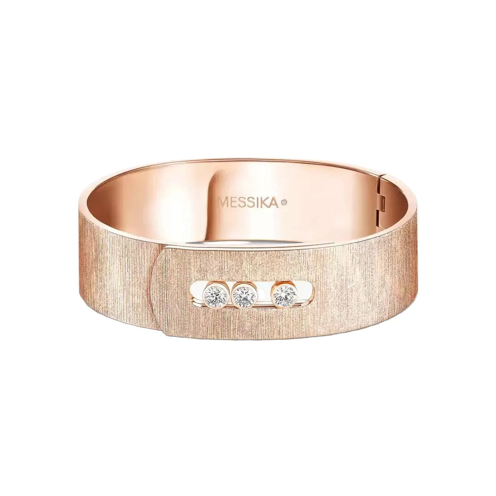 Bracelet Messika Move Noa ciselé GM 14514-PG