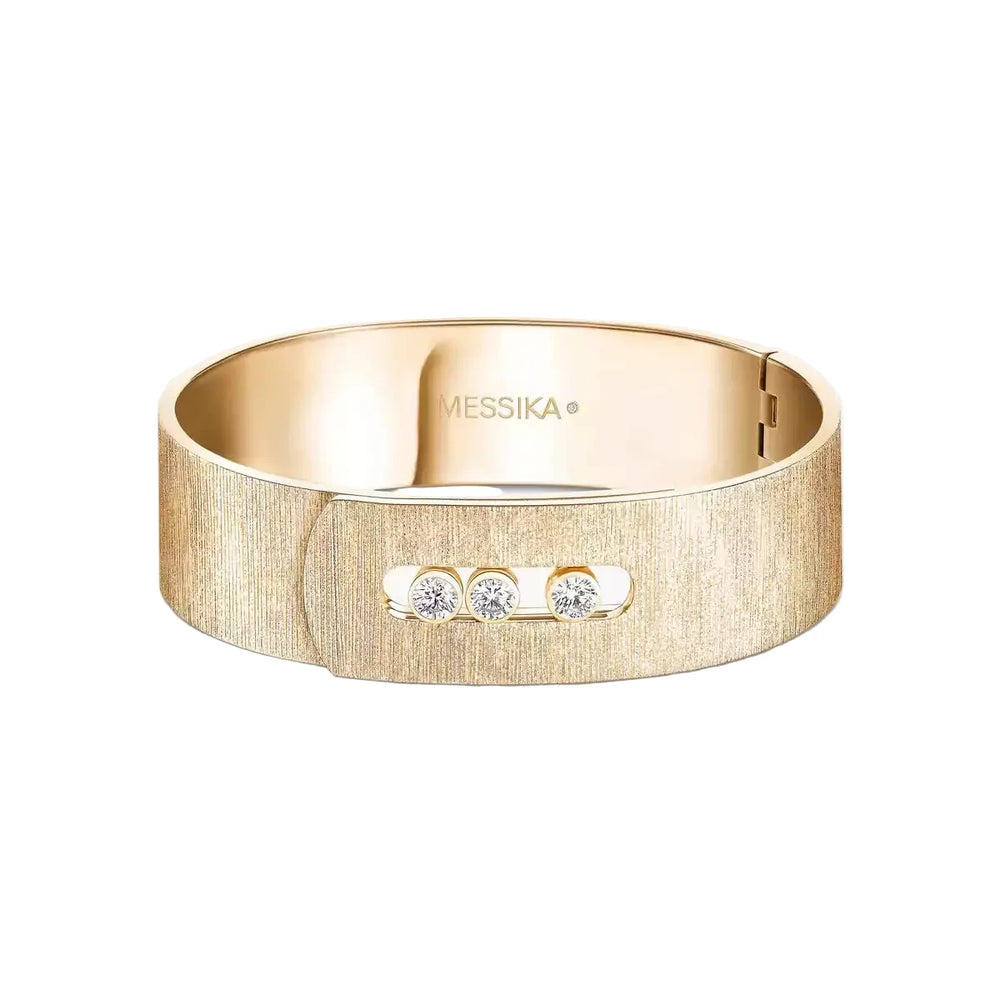 Bracelet Messika Move Noa ciselé GM 14514-YG