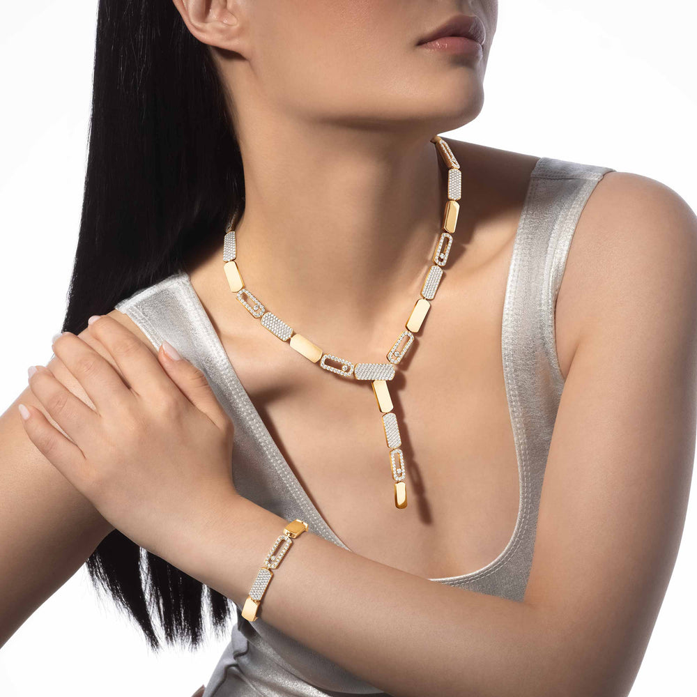 Collier cravate GM Imperial Move 13726-YG