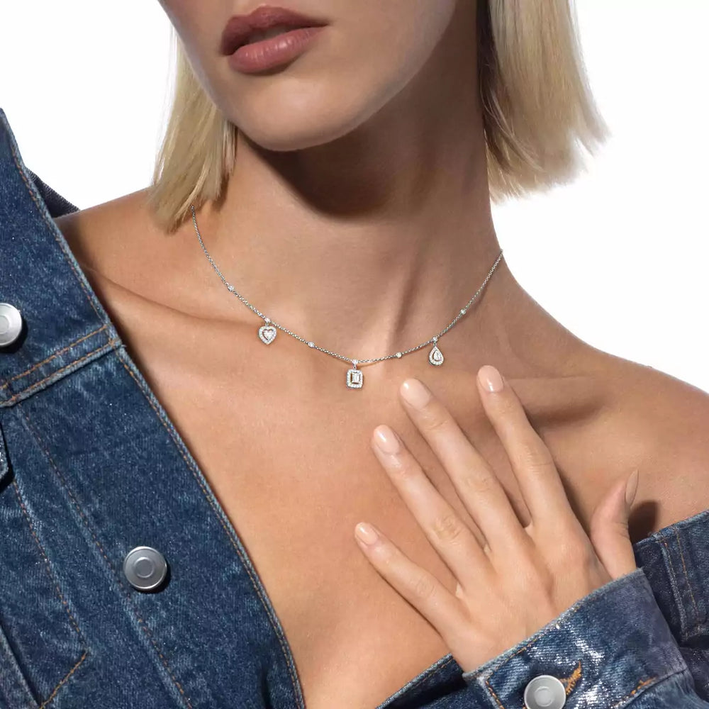 Collier diamant femme My Twin 11945-WG