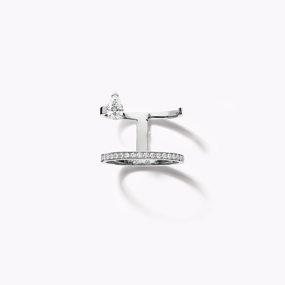 Repossi bague sales serti sur vide